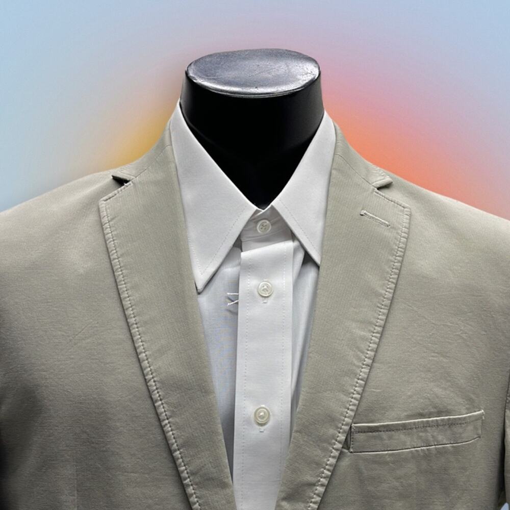 PRONTO UOMO BLUE Men’s Medium Khaki Sport Coat Blazer